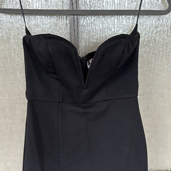Gianna Sweetheart Slit Gown in Black size Small - Picture 6 of 9